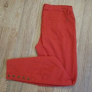 Orange skinny jeans🍁🍂